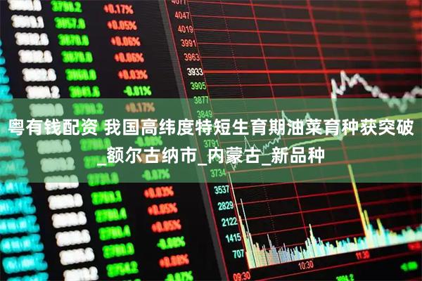 粤有钱配资 我国高纬度特短生育期油菜育种获突破_额尔古纳市_内蒙古_新品种
