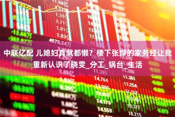 中联亿配 儿媳妇真就都懒？楼下张婶的家务经让我重新认识了晓雯_分工_锅台_生活